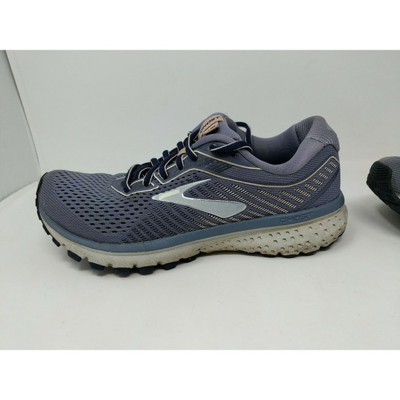 Brooks Ghost 12 Womens 1203051B086 Gray Running Jogging Shoes Sneaker Size 6.5 B - Picture 6 of 10